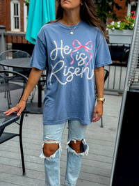 Pearl Font He Has Risen Shirt