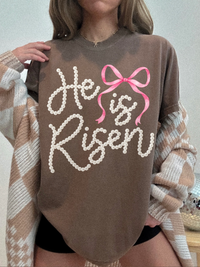 Pearl Font He Has Risen Shirt