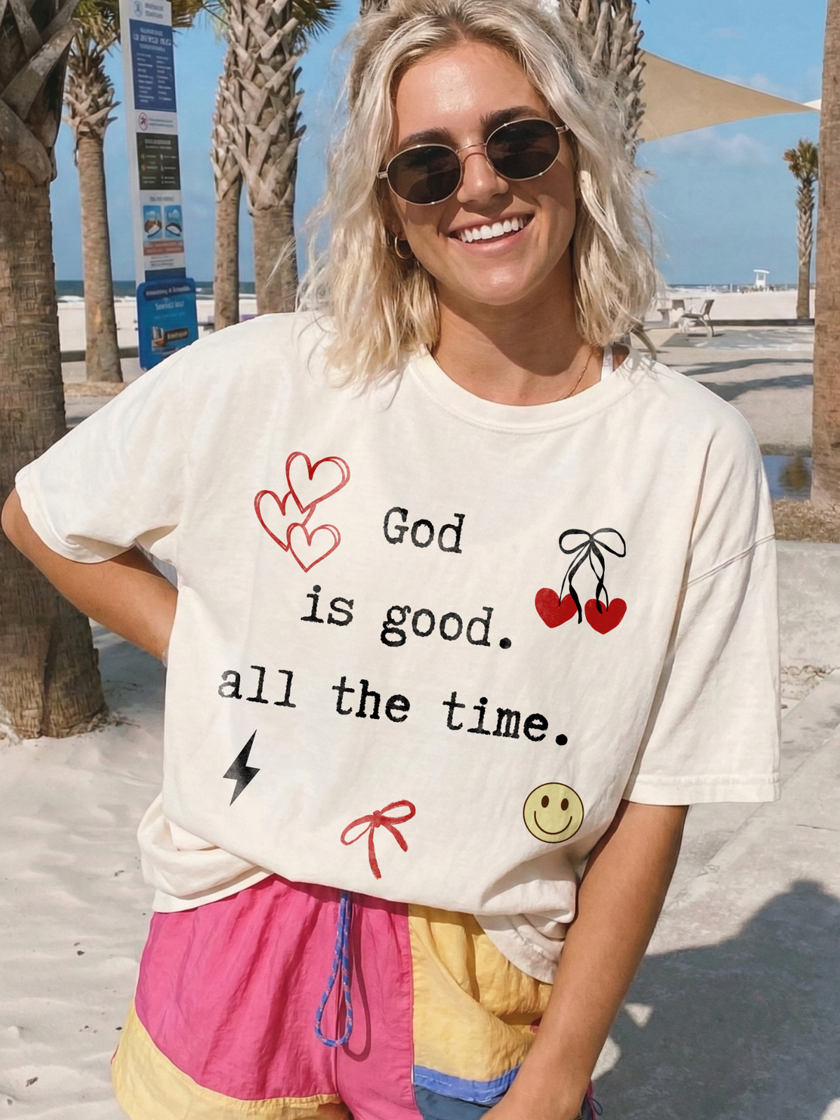 Retro God is Good shirt