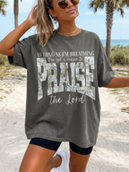 Camo Font Praise Shirt