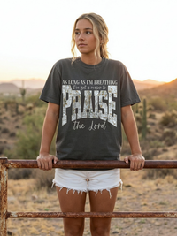 Camo Font Praise Shirt