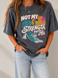 Not My Strength But His Tiger Shirt