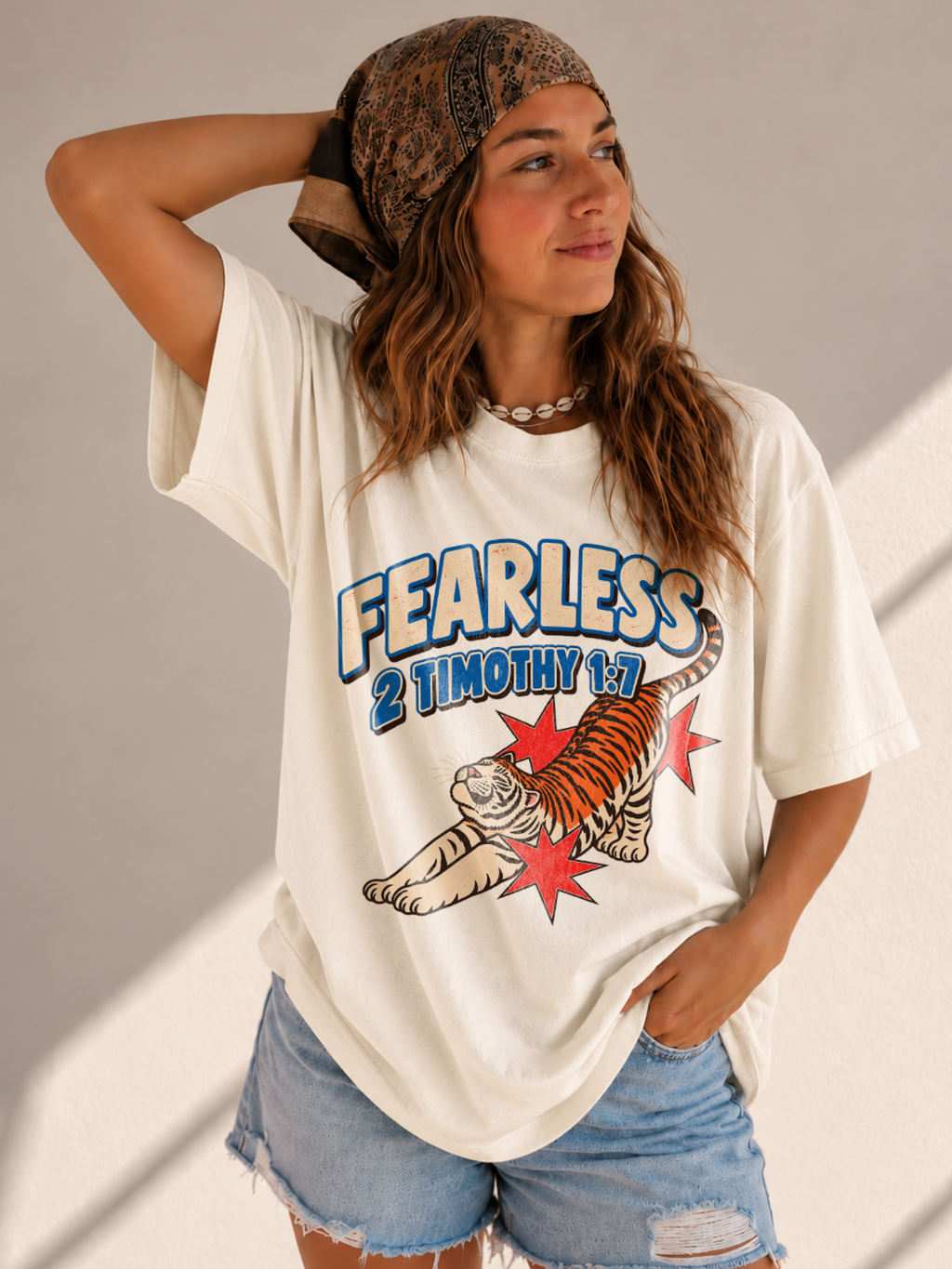 Vintage Tiger Fearless Shirt