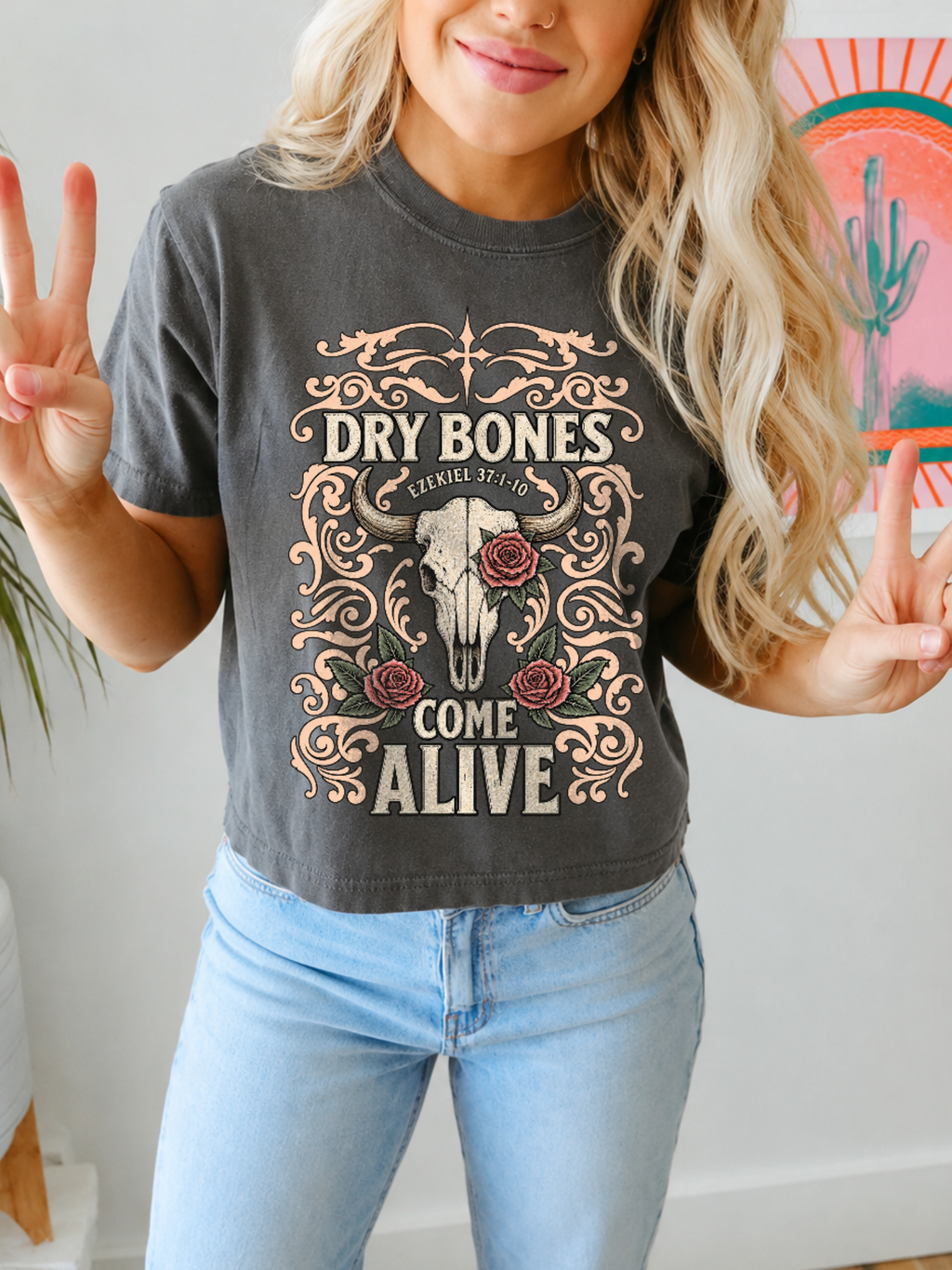 Dry Bones Boxy Tee