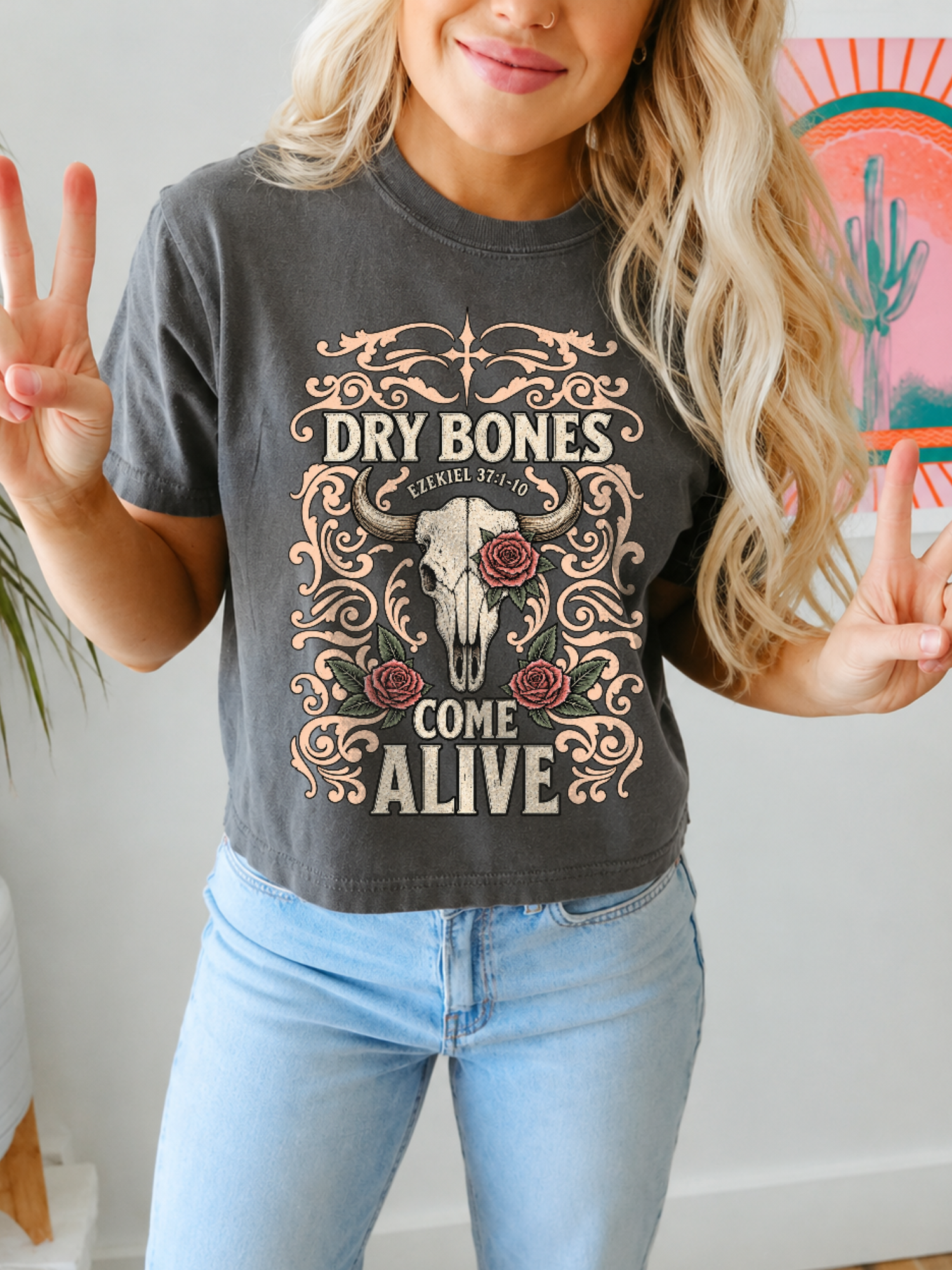 Dry Bones Boxy Tee