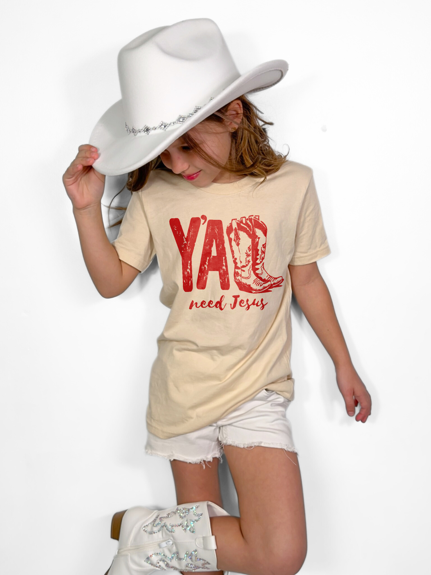 Ya'll Cowgirl Boots Shirt