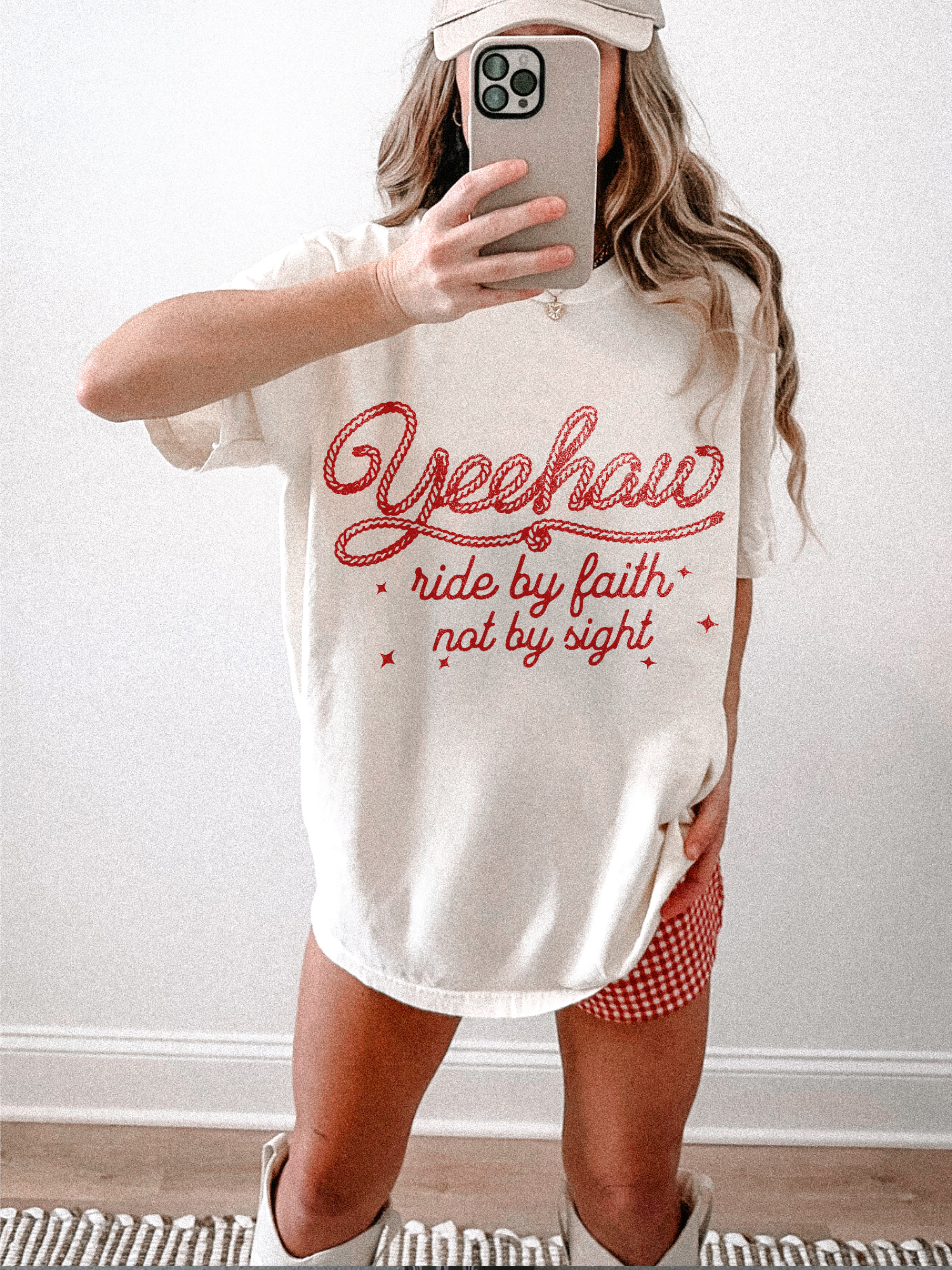 Rope Yeehaw Ride By Faith Shirt