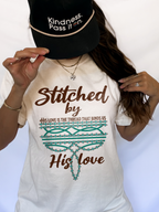 Western Boot Stitched By His Love Shirt