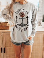 Jesus Is The Anchor Long Sleeve