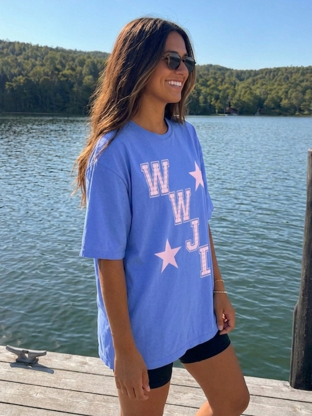 WWJD Plaid Font Star Shirt