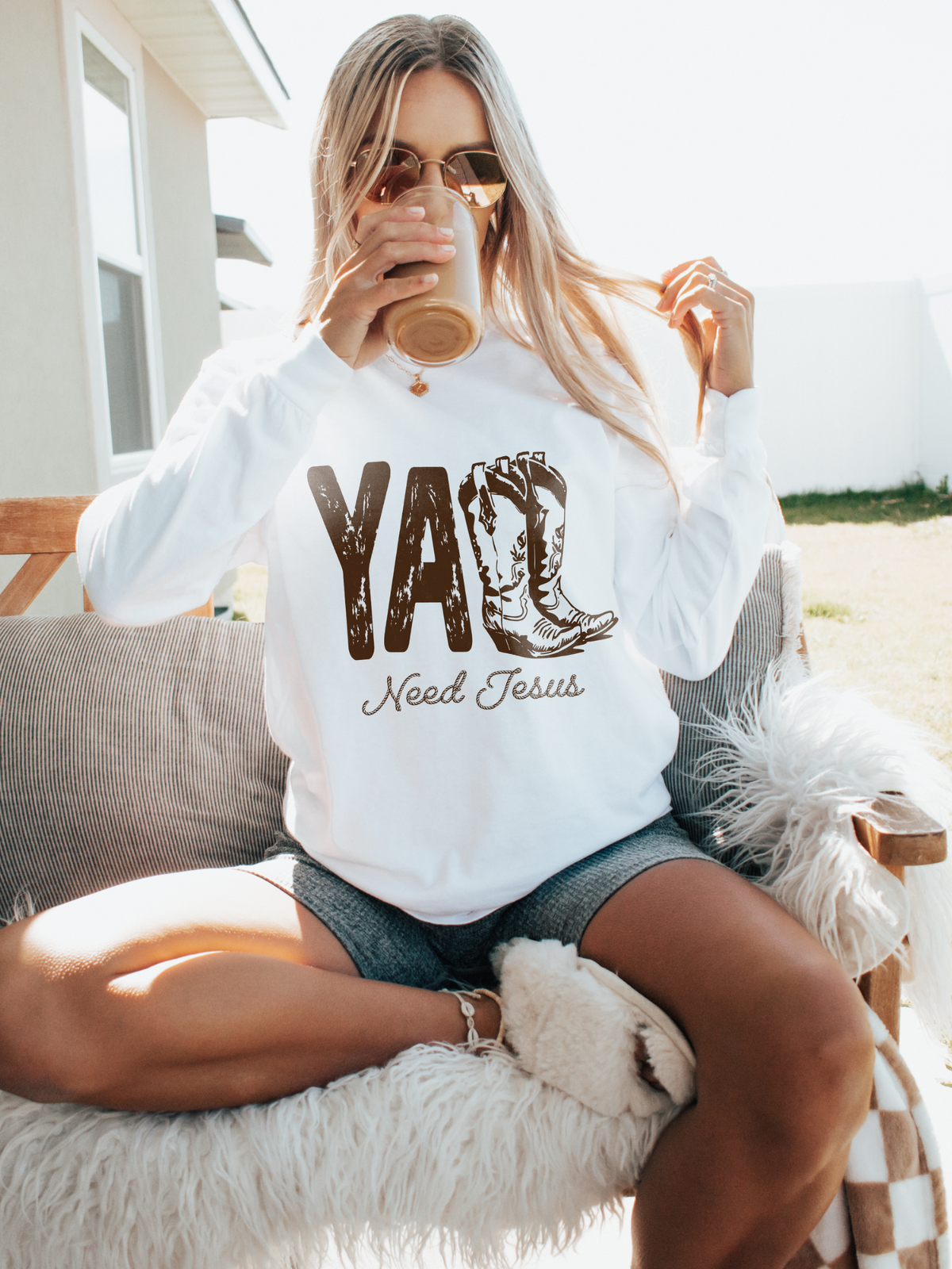 Y'all Need Jesus Long Sleeve